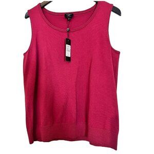 NEW Talbots Sleeveless Cardigan, 1X